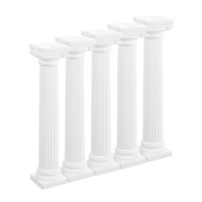  5 Pcs Decorative Pillar Column Farmhouse Roman Columns for Decoration