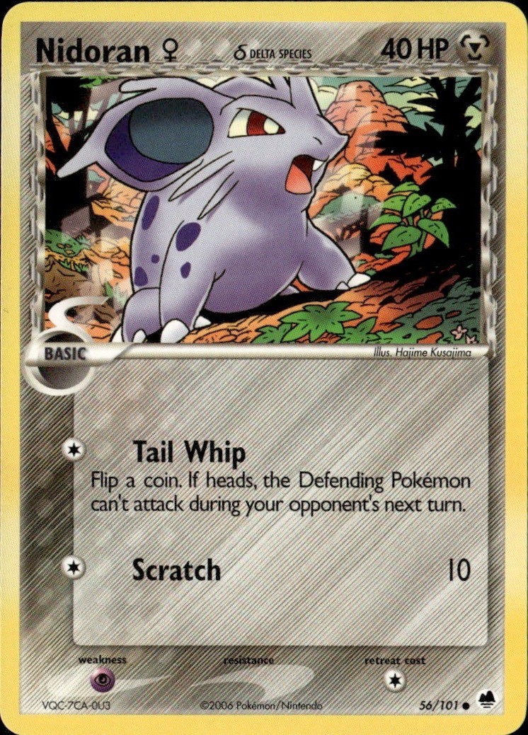 Nidoran F (Delta Species) Common DF Dragon Frontiers 56/101 LP