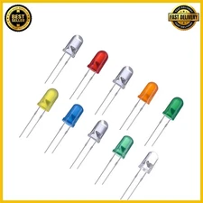Assorted 5mm LED Diodes - 100 Bright Colors for Stunning Visuals in Projects