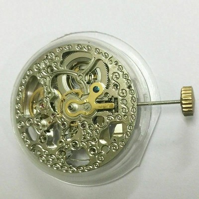 Hollow Automatic Mechanical Watch Movement Replacement For Hangzhou 2189
