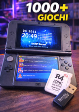 R4 Nintendo DS 1000+ giochi retro Pokémon Mario Zelda GBA NES Game Boy Sega