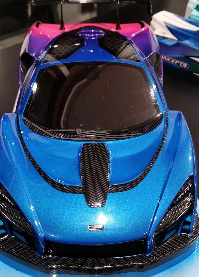Nuevo Aerógrafo Personalizado Pintado Tamiya 51693 1/10 RC Cuerpo Set McLaren Senna Foto 3 de 4