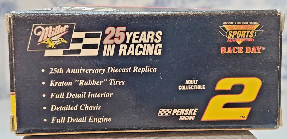 Revell NASCAR Rusty Wallace #2 Miller 1:64 Diecast New 1996 - Image 4 of 4