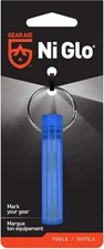 Ni Glo 2” UV Rechargeable Glowing Keychain, Glow-In-The-Dark Accessory for Keys,