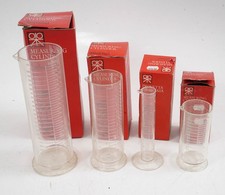 Assorted Paterson Measuring Cylinders x 4 - Darkroom Equipment