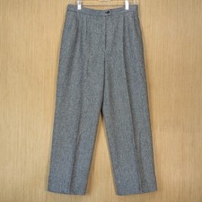 Pendleton Pants Women's 10 Wool Trousers Black Tweed Dark Academia Vtg Retro