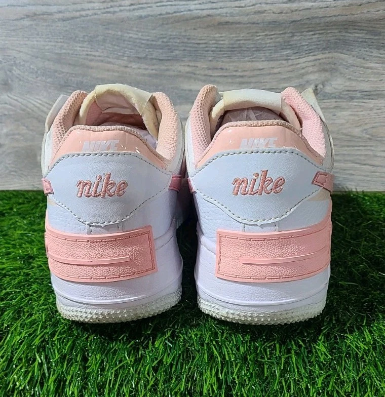 Женские кроссовки Nike Air Force 1 Low Shadow Washed Coral размер 6,5 цвет белый розовый кварц 2020  - Изображение 2 из 4