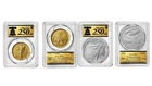Pre -2026 W Walking Liberty Gold Coin &Silver Medal Set PCGS SP70 FDI W/OGP #948