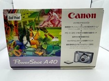 Canon PowerShot A40 Digital Camera Body Tested From Japan