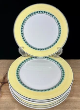 Set 6 Villeroy Boch Maintenon EASY Plates luncheon Salad Plates 8.25”
