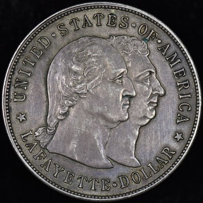1900 LAFAYETTE SILVER DOLLAR   AU ALMOST UNC DETAILS   $1 COIN 16CI  TRUSTED 