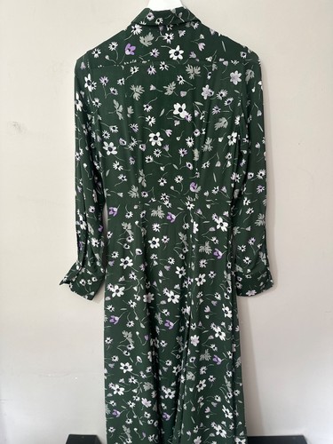 ARKET DRESS GREEN FLORAL SIZE UK 8 - Picture 11 of 14