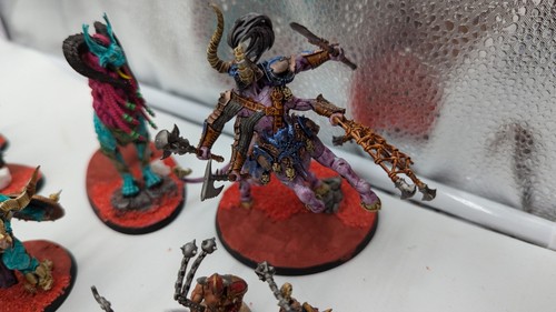 Painted Slaves To Darkness Lot, Manticore, Knights, Centurion Marshal, Warhammer - Picture 11 of 19