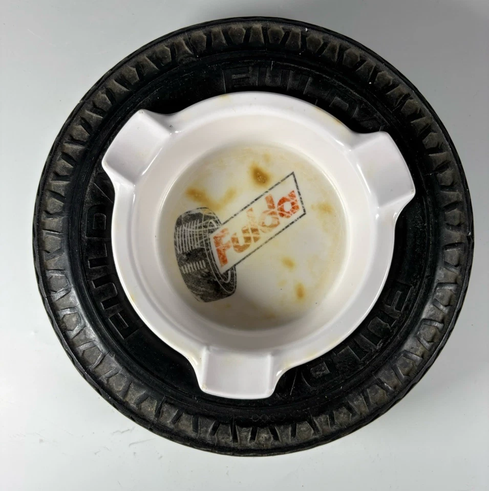 Lote de 3 ceniceros para neumáticos vintage Foto 3 de 4