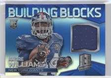 2014 Panini Spectra Building Blocks Jerseys Blue Prizm 44/49 Andre Williams 0o9
