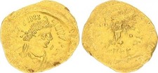 Byzanz - Konstantinopel Tremissis - Gold Justinianus I 527-565  ss-vz/ss  138675