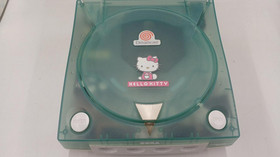 SEGA Dreamcast HELLO KITTY Blue HKT-3000 Kitty Edition w/ Box Working from Japan