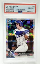 2018 Bowman Prospects Chrome ATOMIC REFRACTOR WILL SMITH Card PSA 10 Gem MINT
