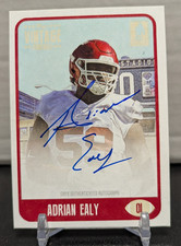 ADRIAN EALY 2021 Onyx Vintage RC On Card Auto OKLAHOMA SOONERS