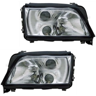 Scheinwerfer Set links & rechts H1/H1/H3 mit Nebelscheinwerfer für Audi A6 4A C4