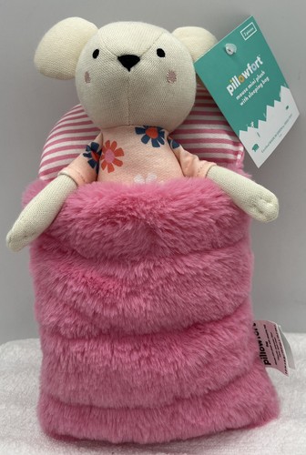 Pillowfort Target Mini Mouse Plush Pink Floral 10” & Sleeping Bag Stuffed Toy