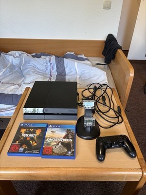 Ps4 + 2 spiele +  Kontroller + Ladestation Playstation 4. Zubehörpaket