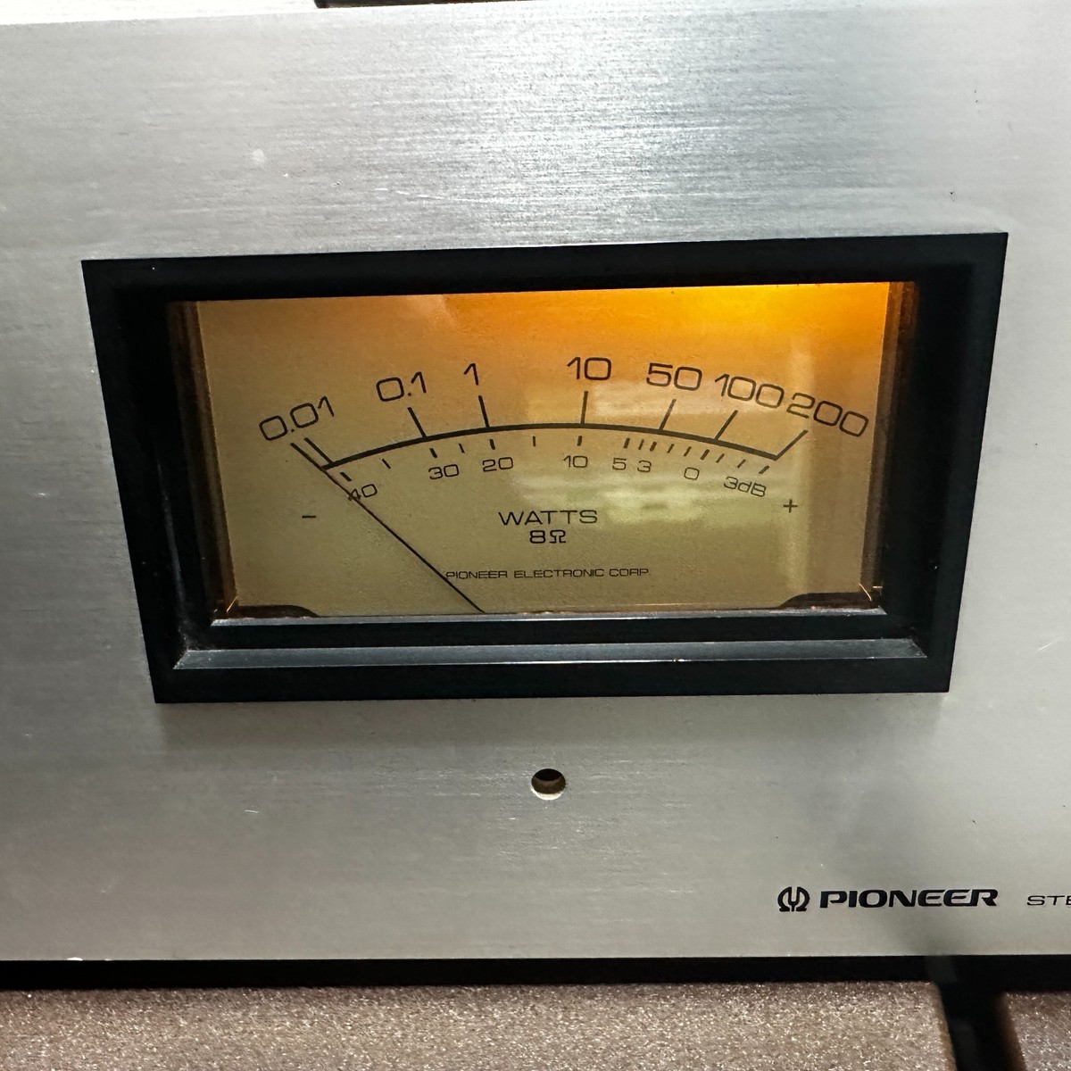 Pioneer M-73 Stereo Power Amplifier AC100V Japan Power On Tested