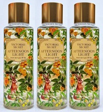 3 Victoria's Secret AFTERNOON LIGHT Fragrance Mist Body Spray Perfume 8.4 oz