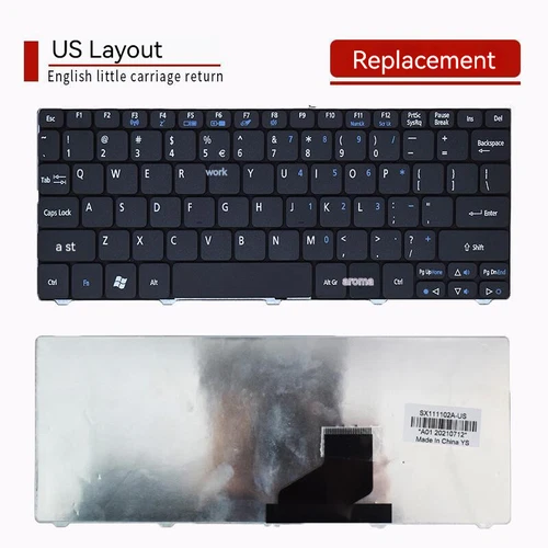 Laptop Keyboard for Acer Emachine 350 eM350 NAV51 355 eM355 US - Picture 2 of 3