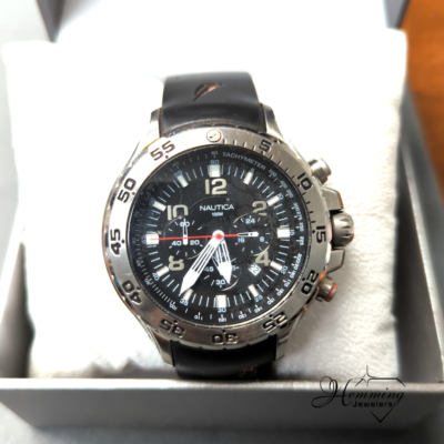Nautica Men's N14536G Chronograph Watch with Nautica Buckle | eBay