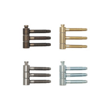 SFS Intec Drill Band Hinge 16 mm for Rebated Wooden Doors 3-piece Steel