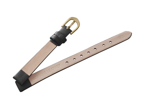 6 8 10 mm Solid Smooth Genuine Leather Soft Thin Comfortable Watch Strap Band - Picture 30 of 62