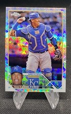 2023 Topps Chrome Logofractor Salvador Perez Kansas City Royals No. 165