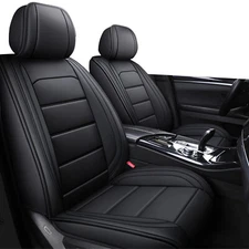 1/2Pcs Car Front Seat Cover Pu Leather Fit For Subaru Outback Forester Crosstrek