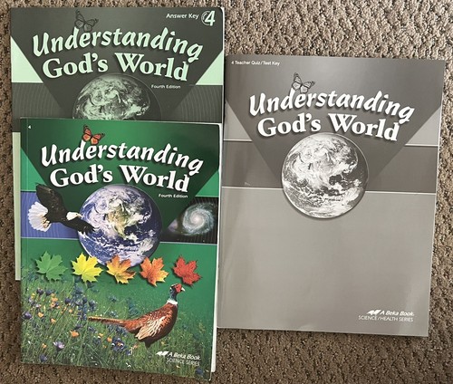 A Beka Understanding God's World 3-book SET: Text, Key, Test/Quiz Key; grade 4 - 第 1/1 張圖片