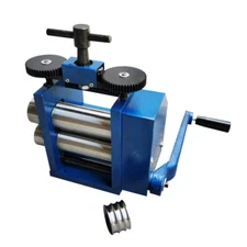 Manual Combination Rolling Mill Machine Jewelry Roller Metal Flat Press Tool HOT