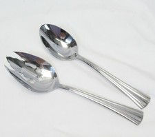 Reed  Barton Brookshire Salad Serving Set Stainless