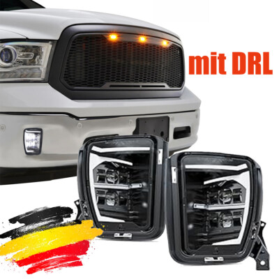 LED Stoßstangenlicht Für 13-18 Dodge Ram 1500 mit Tagfahrlicht Nebelscheinwerfer