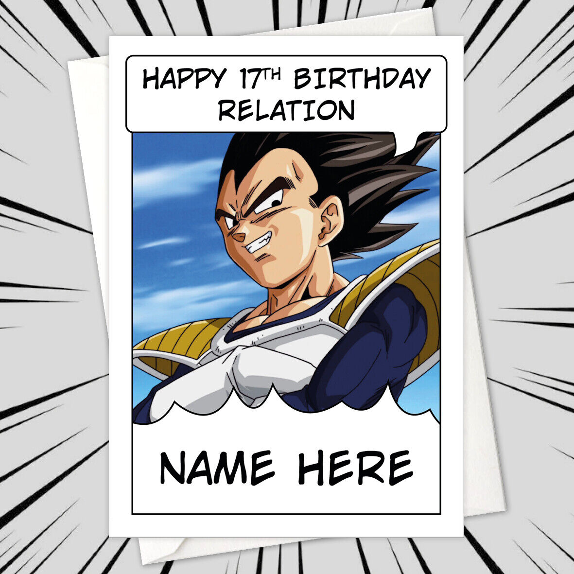 Happy 50th birthday (Vegeta and Bulma, Dragon Ball GT) – A WRITING