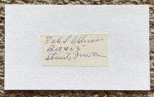 Dale Alderson signed cut- Cubs debut 1943