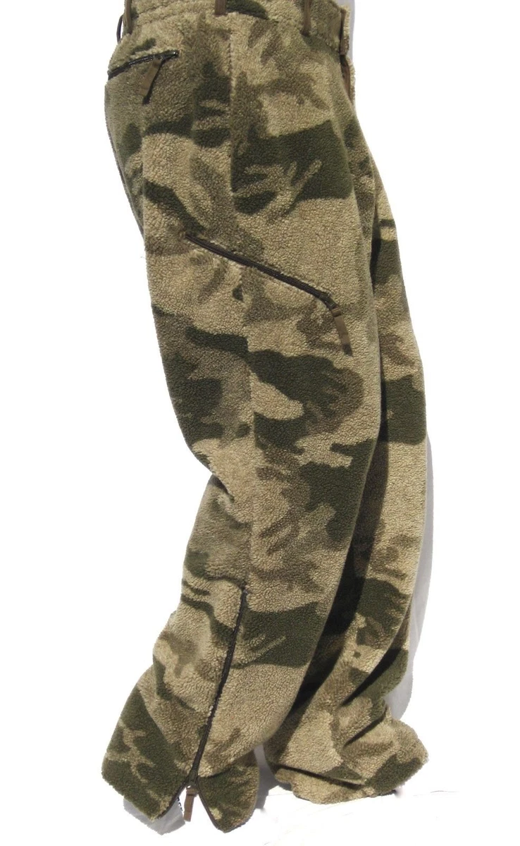 Cabela's Men's Outfitter Camo Berber Fleece Windshear Waterproof Hunting  Pants