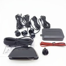 4 Parking Sensors LCD Car Auto Backup Reverse Rear Radar System Alert Alarm Kit