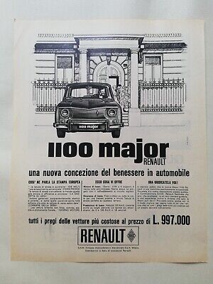 RENAULT QUATTROR964-PUBBLICITA'/ADVERTISING-1964 CARAVELLE 1100