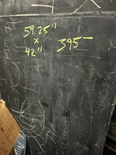 ORIGINAL circa 1920's schoolhouse SLATE chalkboard 60” x 42” Brooklyn, NY