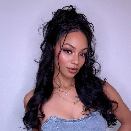 Meerjungfrau Zöpfe Pre-Braide 9x6 HD Lace Wig Wear GO Perücken Körper Welle Perücke Echthaar - Bild 10 von 14