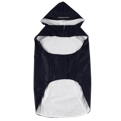 Waterproof Dog Raincoat Reflective Hoodie Rain Wear Jacket for Large Dogs & Hole - Picture 9 of 14