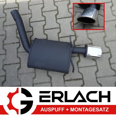 Endschalldämpfer für Mercedes C-Klasse C 180 200 CGI Kompressor Auspuff 8398