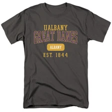 University of Albany Adult T-Shirt Founded Date, Charcoal, S-5XL