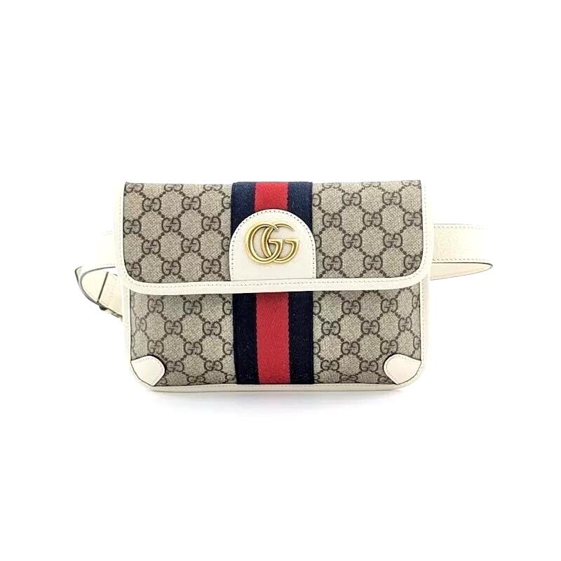 【関税負担】 GUCCI Ophidia GG belt bag New Authentic GUCCI Ophidia GG Supreme Canvas Belt Bag Size