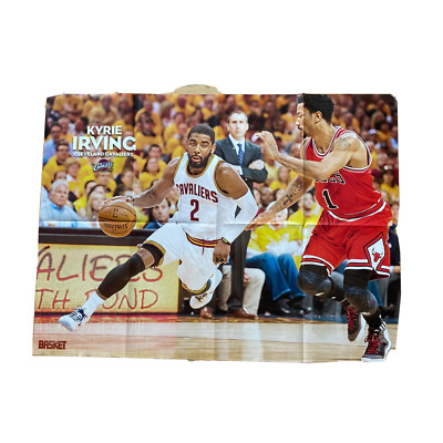 Kyrie Irving Derrick Rose Poster Vintage NBA Trikot Jersey Air Jordan 57 